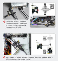 NanoKVM-PCIe Remote Control /Power /Desktop Maintenance Server UART HDMI USB RISC-V For PiKVM Sipeed thumbnail