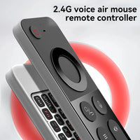 W3 Voice Air Mouse Remote Control 2.4G  English Arabic Handheld Mini Wireless Keyboard  for  Android TV BOX Windows PC thumbnail