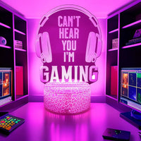 NEON GAMER 3D Lamp LED Night Light Gaming Setup RGB Children's Lamps Gamer Room Decoration Bedroom Table Lamp Personalized Gifts thumbnail