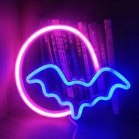 Halloween Led Neon Sign, Party Wall Art Decoration, Horror Atmosphere, Signature Neon Pendant, Room Night Light, USB or Battery Powered thumbnail