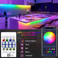5V USB RGBIC Neon LED Strip Lights with Bluetooth APP Control Music Sync Waterproof Flexible Tape for Gaming Room Party Decor thumbnail
