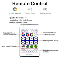 5V USB RGBIC Neon LED Strip Lights with Bluetooth APP Control Music Sync Waterproof Flexible Tape for Gaming Room Party Decor thumbnail