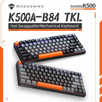 Machenike K500A-B84 Mechanical Keyboard 75% TKL Hot-Swappable Wired Gaming Keyboard 6-Color Backlit 84 Keys For PC Gamers Laptop thumbnail