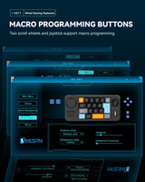 Programmable Wired Mechanical Keyboard with Volume Scroll Wheel,Game Joystick 19Key Hot-Swappable Number Keypad for Win8/10/Mac thumbnail