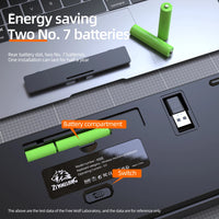 60% Wireless Mechanical Keyboard Bluetooth Dual Mode Hot-Swap Ziyoulang K68 Mini Keyboard 68-Key Red Switch for PC/IPhone iPad thumbnail