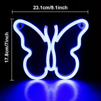 USB/Battery LED Neon Lights Sign for Wall Art Decor Heart Gaming Bar Bedroom Decoration Hanging Neon Sign Party Alien Night Lamp thumbnail