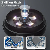 100X Portable Digital Magnifier 1080P HD Microscope 2.8-inch IPS Handheld Mignifying Glass for Electronics Repair Check Jewelry thumbnail