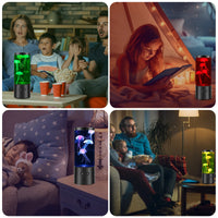 LED Jellyfish Lamp 7 Colors Changing USB Battery Operated Jellyfish Night Light Fantasy Aquarium Lamps Bedroom Home Decoration thumbnail