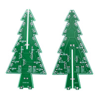 Xmas Tree DIY Kits RGB LED Flashing Tree DIY Kits Electronics Soldering Colorful 3D for Soldering Practice Learning thumbnail