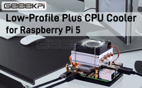 Geeekpi Low-Profile Plus CPU Cooler for Raspberry Pi 5 CPU Fan thumbnail