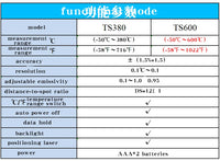 TS380 Infrared Non-Contact HYTAIS Thermometer Handheld Industrial High-Precision Electronic Temperature Gauge TS600 thumbnail