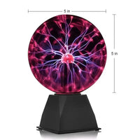 3/4/5/6 Inch Magic Plasma Ball Lamp LED Atmosphere Night Light Only Touch Sensitive Glass Plasma Light Bedroom Decor Kids Gifts thumbnail