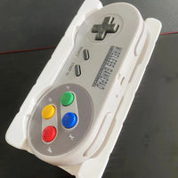 2 Reciever Game Controller Wireless Colorful Button 2.4G Gamepad Joypad Joystick Compatible for SNES Mini PC Windows NS Switch thumbnail