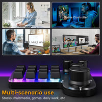 12 Keys 4 Knobs Programming Macro  Keyboard RGB USB Wired/Bluetooth-Compatible Photoshop Gaming Keypad Hot-swap Red Switch thumbnail