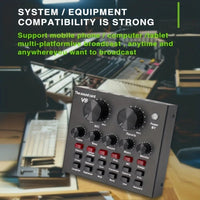 Cross-border Hot Style V8 Soundcard Broadcast Equipment Suit Computer Phone Trill Game Host Special Microphone Microphone thumbnail