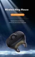 Trackball Ring Mouse Wireless Dual Mode Bluetooth E-Book Page Flipping Air Mouse Short Video for Pc Tablet IOS Smart Car PPT thumbnail