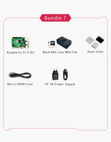 Official Original Raspberry Pi 4 Model B Dev Board Kit RAM 2G 4G 8G 4 Core CPU 1.5Ghz 3 Speeder Than Pi 3B+ thumbnail