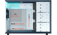 ZhenLoong full tower NAS computer case ITX MATX ATX EATX 15 bay hard drive hot-swap SATA server GPU Graphic workstation chassis thumbnail