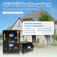 EEL 48V 16S DIY Battery box kit for cells 280 320Ah Server Rack with JK BMS 2A Active Balancer Energy Storage Stackable Case thumbnail