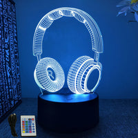 NEON GAMER 3D Lamp LED Night Light Gaming Setup RGB Children's Lamps Gamer Room Decoration Bedroom Table Lamp Personalized Gifts thumbnail