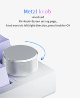 AJAZZ AK820 / AK820Pro Gaming Mechanical Keyboard 75% 82 Keys Wired Single Mode/Bluetooth Wireless Gamer Keyboard for Laptop PC thumbnail