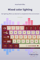 AJAZZ AK680 65% Wired Gaming Mechanical Keyboard Hot Swap Mini Keyboard Custom Keycap Gasket for Pc Laptop thumbnail