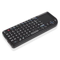 Backlit Mini Wireless Keyboard French Azerty Spanish In Russian Language With Touchpad N Air Mouse For PC Smart TV Box RGB Kit thumbnail