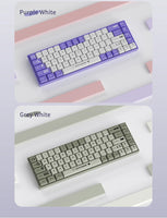 AJAZZ AK680 65% Wired Gaming Mechanical Keyboard Hot Swap Mini Keyboard Custom Keycap Gasket for Pc Laptop thumbnail