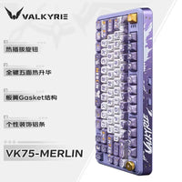 VALKYRIE Vk75 MIST Mechanical Keyboard Tri Mode E-Game Hot Swappable 2.4g/Wired/Bluetooth Rgb Gasket Customized Keyboard thumbnail