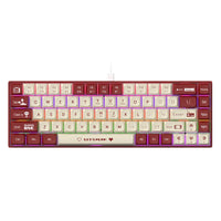 AJAZZ AK680 65% Wired Gaming Mechanical Keyboard Hot Swap Mini Keyboard Custom Keycap Gasket for Pc Laptop thumbnail