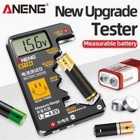 ANENG BT189 Button Cell Battery Tester 9V N D C AA AAA Universal Household LCD Display Battery Tester Power Bank Detectors Tools thumbnail