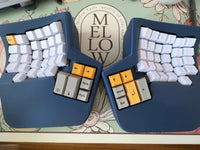 Kinesis Split Keyboard Kit Custom Qmk Setting 2.4g Wireless/wired Hot-swap Vial Key Change 8-layer Layout FDM 3D Printed Shell thumbnail