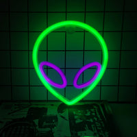 Halloween Bat Spirit LED Neon Wall Decor for Party Gift - Terrifying Atmosphere - USB or Battery Powered thumbnail