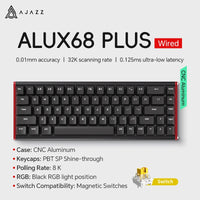 AJAZZ AK680 MAX Magnetic Switch Mechanical Keyboard 60% Rapid Trigger 0.01mm 8K/1K Return 68 keys Wired/Wireless Gaming Keybaord thumbnail
