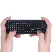 iPazzPort Mini Bluetooth＆ 2.4GHz Wireless Keyboard with Touchpad MouseCombo for Android TV Box/PC/Tablet/PS4/Raspberry Pi 3/HTPC thumbnail