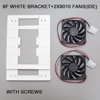 Chassis built-in 6F mechanical hard disk bracket metal 6x3.5 hard disk superimposed expansion fan cooling For PC case thumbnail