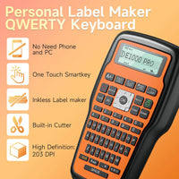 E1000 PRO Portable Printer Label Maker Tze-231 Label Printer Tape Keyboard Symbol Industrial Printer Work with Heat Shrink Tubes thumbnail
