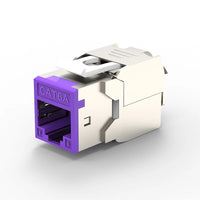 Linkwylan RJ45 Cat6 Cat6A STP Colored Keystone Jack With Multi-Colors Identification Shielded Tool-free Connection thumbnail