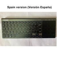 Slim 2.4G Wireless Keyboard with Touchpad Mouse Number Numeric USB Wireless Keypoard for Android Windows Desktop Laptop TV Box thumbnail