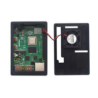 Raspberry Pi 3B Plus Case Plastic ABS Case Shell Box Optional Cooling Fan for Raspberry Pi 3B+/3B Use with 3.5 Inch Screen thumbnail