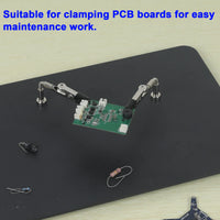 NEWACALOX Soldering Helping Hands 4 Magnetic Universal Flexible Arm Welding Assistant PCB Clamp Thir Hand Welding Repair Tools thumbnail