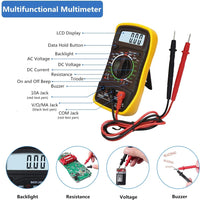 NEW Soldering Iron Kit Welding Tool (908-02:16-IN-1)(908-06:20-IN-1 With Digital Multimeter) 5 Extra Tips EU/US Plug 60W thumbnail