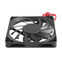 12V 2-Pin 80x80x10mm PC Computer CPU System Heatsink Brushless Cooling Fan 8010 Desktop PC Chassis Radiator Cooler Fans thumbnail