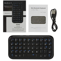 Mini Rechargeable Type-C Bluetooth 3.0 Keyboard Slim Wireless Pocket Keypad Portable 49 Keys Keyboard for Tablets Smartphones thumbnail