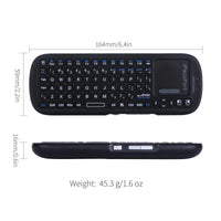 iPazzPort Mini Bluetooth＆ 2.4GHz Wireless Keyboard with Touchpad MouseCombo for Android TV Box/PC/Tablet/PS4/Raspberry Pi 3/HTPC thumbnail