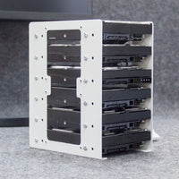 Chassis built-in 6F mechanical hard disk bracket metal 6x3.5 hard disk superimposed expansion fan cooling For PC case thumbnail