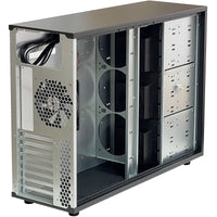 ZhenLoong full tower NAS computer case ITX MATX ATX EATX 15 bay hard drive hot-swap SATA server GPU Graphic workstation chassis thumbnail