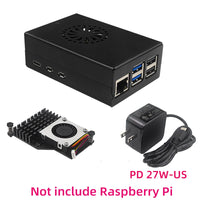 Raspberry Pi 5 Metal Case Aluminum Alloy Shell compatible for Active Cooler for RPI 5 Pi5 thumbnail