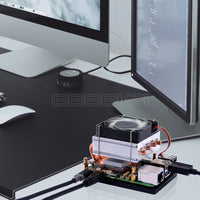 Geeekpi Low-Profile Plus CPU Cooler for Raspberry Pi 5 CPU Fan thumbnail