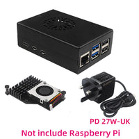 Raspberry Pi 5 Metal Case Aluminum Alloy Shell compatible for Active Cooler for RPI 5 Pi5 thumbnail